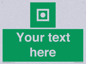 Custom sign safe condition Shipboard general alarm